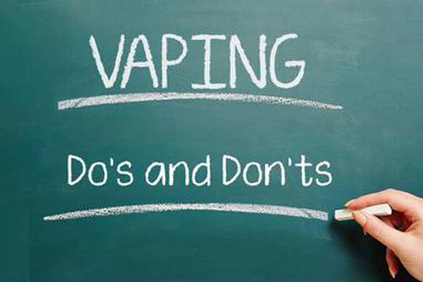 A Guide to the Dos and Don'ts of Vaping