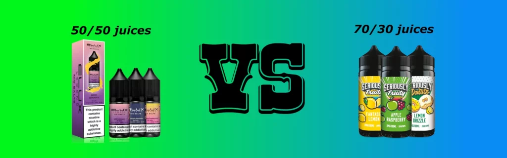 Vape Juice and Saltnic Juice Optimization