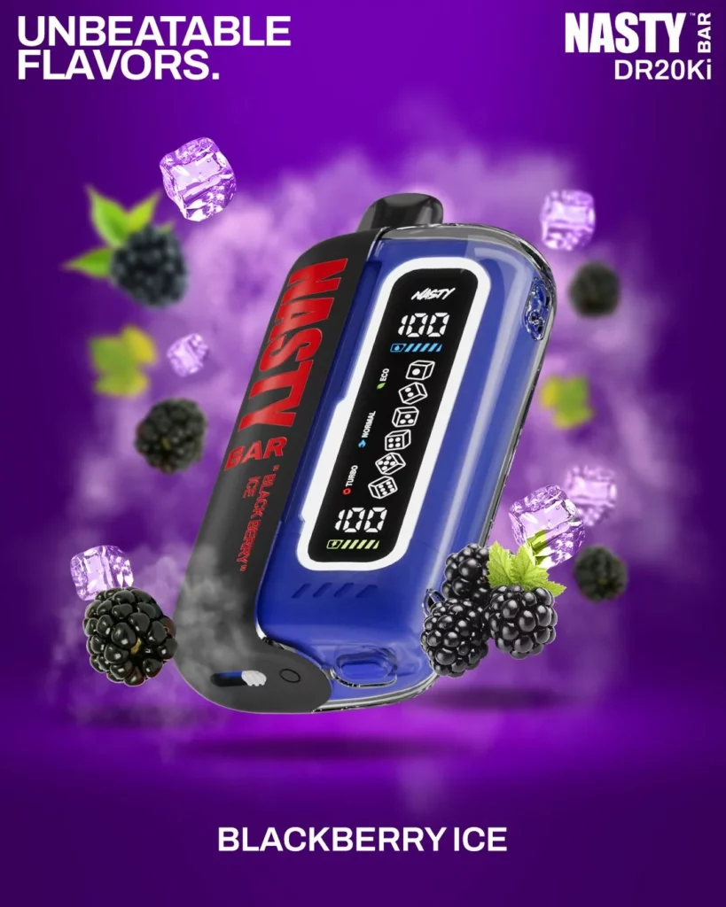 Discover the Nasty 20,000 Puff Blackberry Ice: A Vaping Revolution
