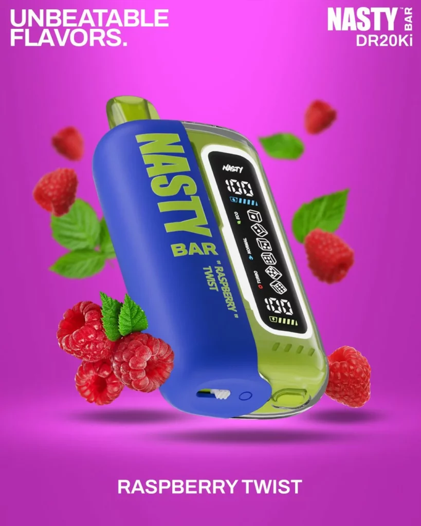 nasty 20000 puff raspberry twist