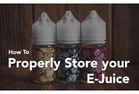 how to store e-liquids properly