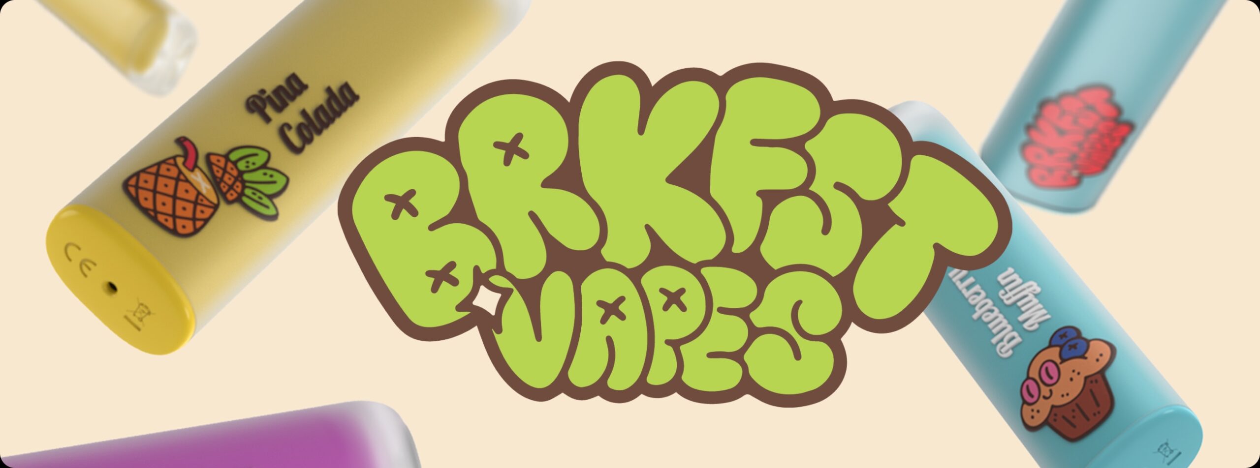 BRKFST Vapes 1 000 Puffs 20 mg