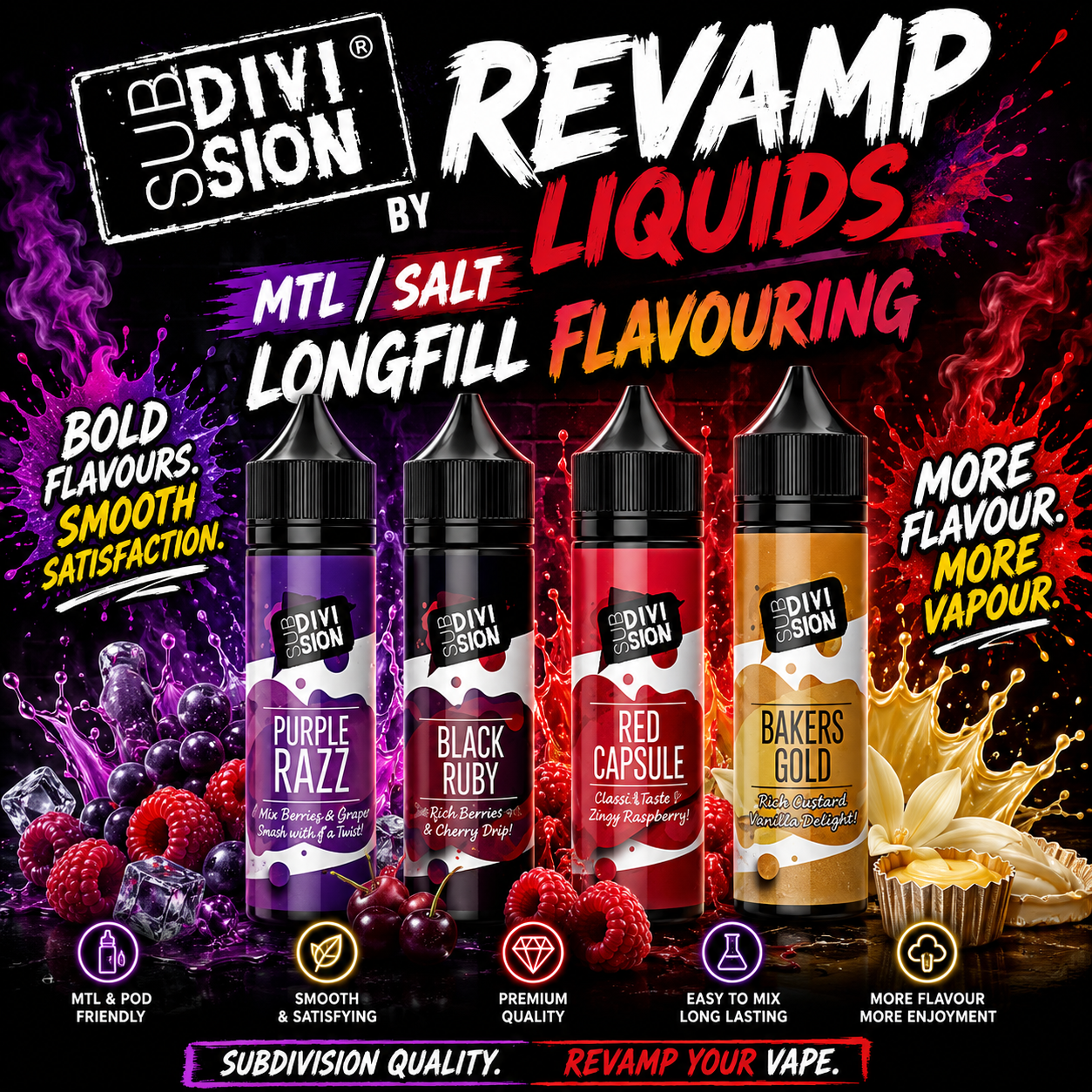 Revamp X Subdivision 60ml Longfill